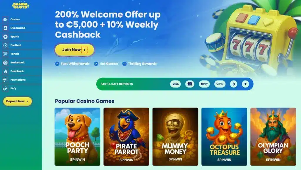 ervaringen met uitbetalingssnelheid op samba slots casino zonder cruks